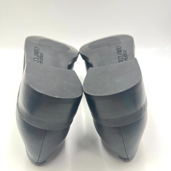 6.5W 6.5 WIDE WIDTH Franco Sarto‎ Womens Bocca Black Leather Loafers Shoes - Picture 11 of 13